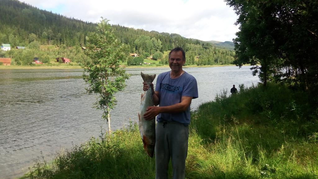 Holmset Camping And Fishing Namdalseid Bagian luar foto