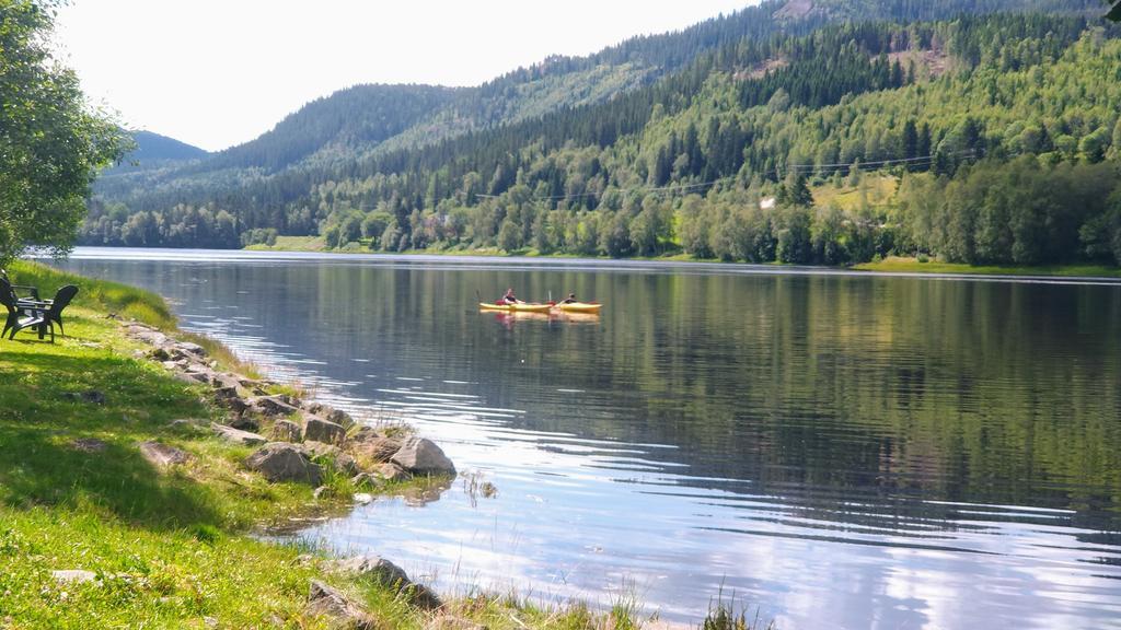 Holmset Camping And Fishing Namdalseid Bagian luar foto